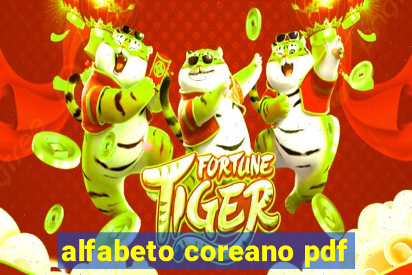 alfabeto coreano pdf